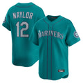 Kooe S.Mariners #12 Josh Naylor Player Teal Home Limited Stitched Jerseys