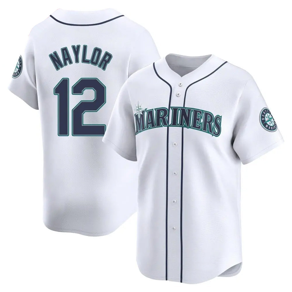 Kooe S.Mariners #12 Josh Naylor Player White Home Limited Stitched Jerseys