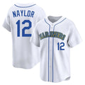Kooe S.Mariners #12 Josh Naylor Player White Pitch Fashion Game Stitched Jerseys