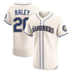Kooe S.Mariners #20 Luke Raley Player Cream Home Limited Elite Stitched Jerseys