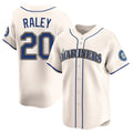 Kooe S.Mariners #20 Luke Raley Player Cream Home Limited Stitched Jerseys