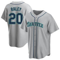 Kooe S.Mariners #20 Luke Raley Player Gray Home Game Stitched Jerseys