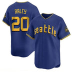 Kooe S.Mariners #20 Luke Raley Player Royal City Connect Home Limited Stitched Jerseys