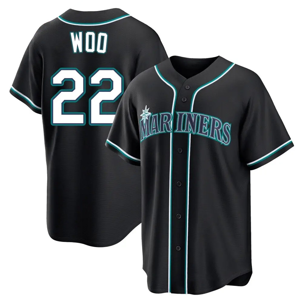 Kooe S.Mariners #22 Bryan Woo Player Black Fashion Home Limited Stitched Jerseys