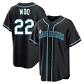 Kooe S.Mariners #22 Bryan Woo Player Black Fashion Home Limited Stitched Jerseys