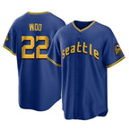 Kooe S.Mariners #22 Bryan Woo Player Royal City Connect Home Game Stitched Jerseys