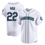 Kooe S.Mariners #22 Bryan Woo Player White Home Limited Stitched Jerseys