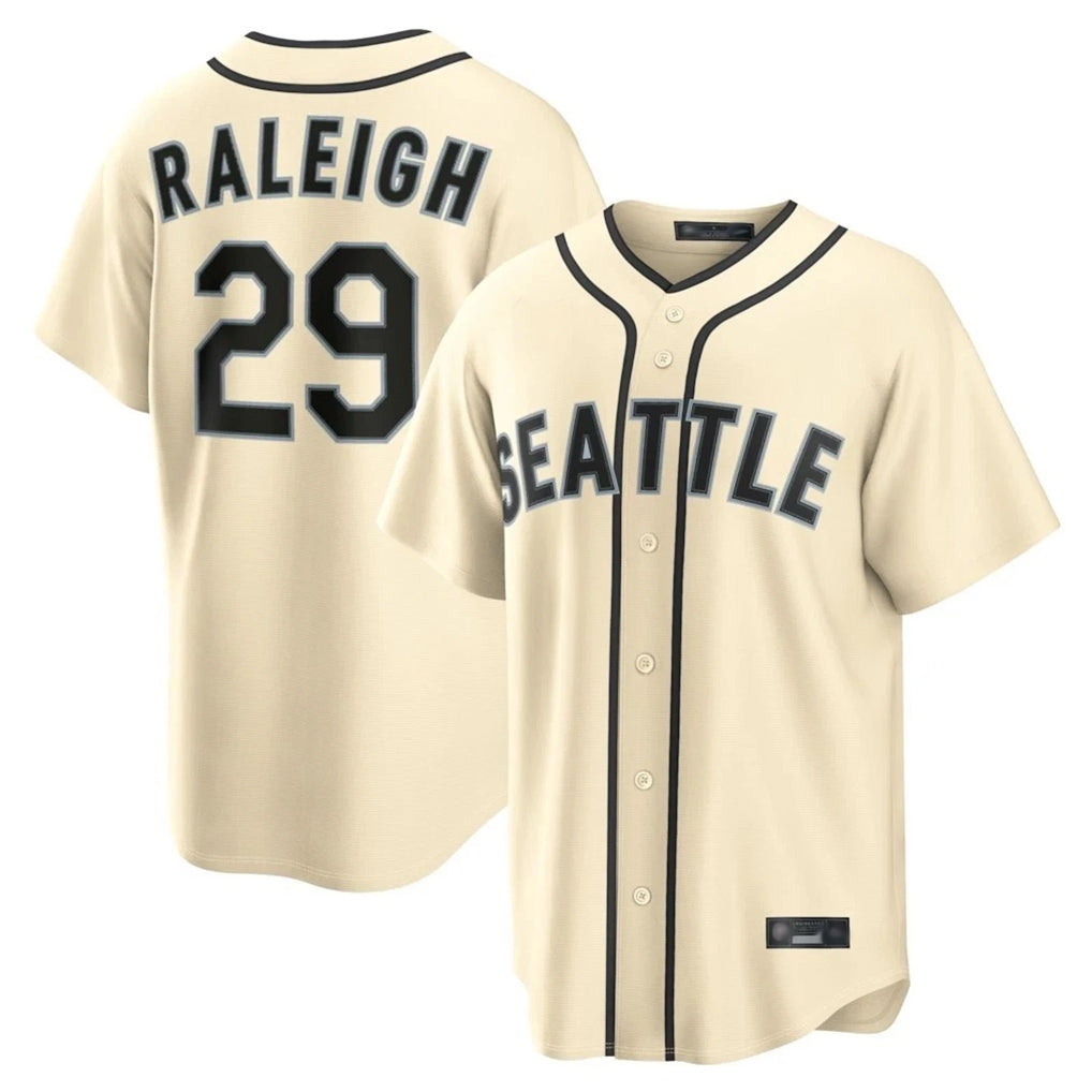 Kooe S.Mariners #29 Cal Raleigh Player Cream 2026 Home Limited Stitched Jerseys