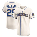 Kooe S.Mariners #29 Cal Raleigh Player Cream Home Limited Elite Stitched Jerseys