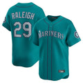 Kooe S.Mariners #29 Cal Raleigh Player Teal Home Limited Stitched Jerseys