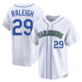 Kooe S.Mariners #29 Cal Raleigh Player White Pitch Fashion Game Stitched Jerseys