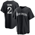 Kooe S.Mariners #2 Cole Young Player Black Home Limited Stitched Jerseys