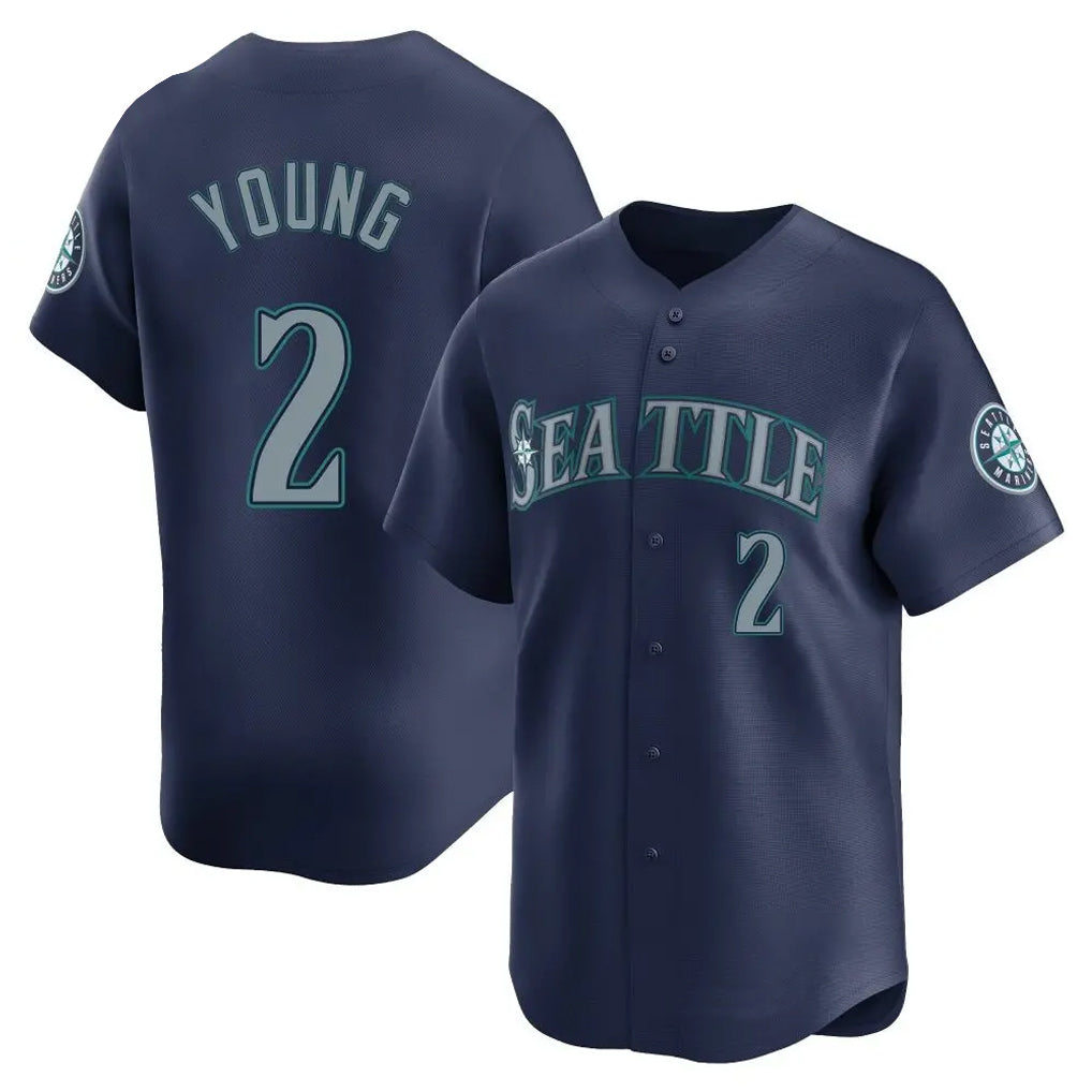 Kooe S.Mariners #2 Cole Young Player Navy Home Limited Stitched Jerseys