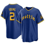 Kooe S.Mariners #2 Cole Young Player Royal City Connect Home Game Stitched Jerseys