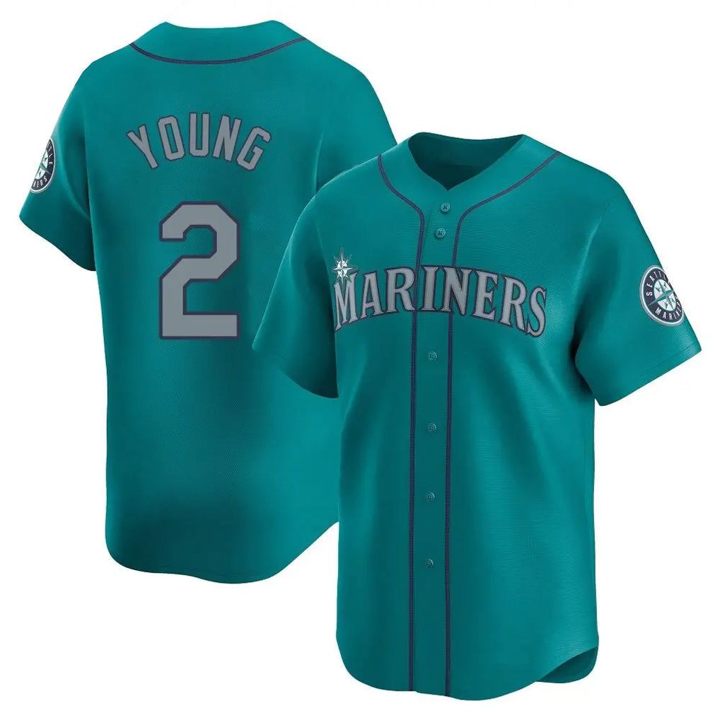 Kooe S.Mariners #2 Cole Young Player Teal Home Limited Stitched Jerseys