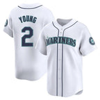 Kooe S.Mariners #2 Cole Young Player White Home Limited Stitched Jerseys
