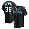 Kooe S.Mariners #36 Logan Gilbert Player Black Fashion Home Limited Stitched Jerseys