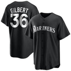 Kooe S.Mariners #36 Logan Gilbert Player Black Home Limited Stitched Jerseys