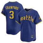 Kooe S.Mariners #3 J.P. Crawford Player Royal City Connect Home Limited Stitched Jerseys