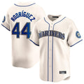 Kooe S.Mariners #44 Julio Rodriguez Player Cream Home Limited Stitched Jerseys
