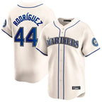 Kooe S.Mariners #44 Julio Rodriguez Player Cream Home Limited Stitched Jerseys