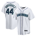 Kooe S.Mariners #44 Julio Rodriguez Player White Home Game Stitched Jerseys