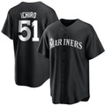 Kooe S.Mariners #51 Ichiro Suzuki Player Black Home Limited Stitched Jerseys