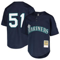 Kooe S.Mariners #51 Ichiro Suzuki Player Navy Majestic Cool Base Game Stitched Jerseys