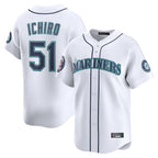 Kooe S.Mariners #51 Ichiro Suzuki Player White 2025 National Hall of Fame Home Limited Stitched Jerseys