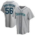 Kooe S.Mariners #56 Randy Arozarena Player Gray Home Game Stitched Jerseys