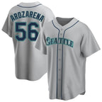 Kooe S.Mariners #56 Randy Arozarena Player Gray Home Game Stitched Jerseys
