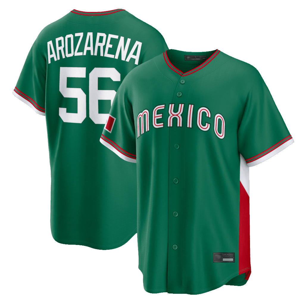 Kooe S.Mariners #56 Randy Arozarena Player Green 2026 World Classic Limited Stitched Jerseys