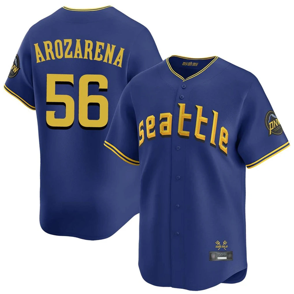 Kooe S.Mariners #56 Randy Arozarena Player Royal City Connect Home Limited Stitched Jerseys