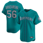 Kooe S.Mariners #56 Randy Arozarena Player Teal Home Limited Stitched Jerseys