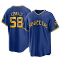 Kooe S.Mariners #58 Luis Castillo Player Royal City Connect Home Game Stitched Jerseys