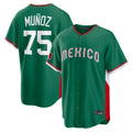 Kooe S.Mariners #75 Andres Munoz Player Green 2026 World Classic Road Home Limited Stitched Jerseys