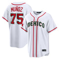 Kooe S.Mariners #75 Andres Munoz Player White 2026 World Classic Home Limited Stitched Jerseys