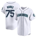 Kooe S.Mariners #75 Andres Munoz Player White Home Limited Stitched Jerseys