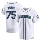 Kooe S.Mariners #75 Andres Munoz Player White Home Limited Stitched Jerseys