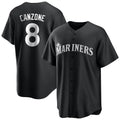 Kooe S.Mariners #8 Dominic Canzone Player Black Home Limited Stitched Jerseys