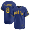 Kooe S.Mariners #8 Dominic Canzone Player Royal City Connect Home Limited Stitched Jerseys