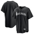 Kooe S.Mariners Blank Player Black Home Limited Stitched Jerseys