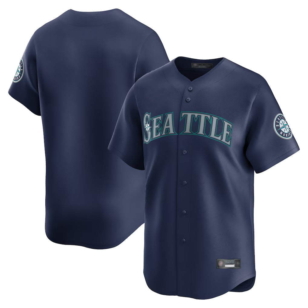 Kooe S.Mariners Blank Player Navy Home Limited Stitched Jerseys