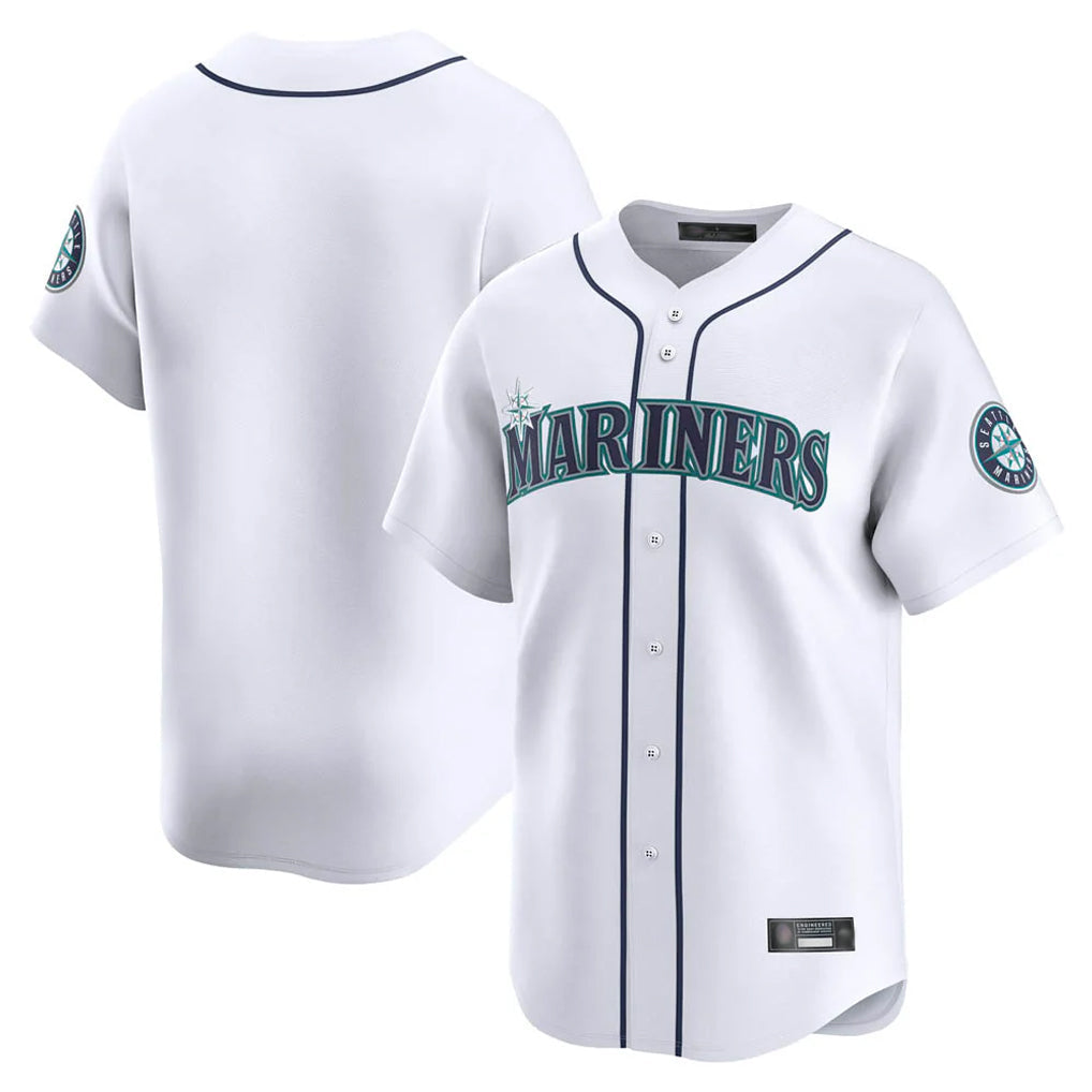 Kooe S.Mariners Blank Player White Home Limited Stitched Jerseys
