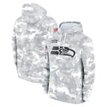Kooe S.Seahawks Arctic Camo Limited Salute to Service Pullover Hoodies Game Blank Player Stitched Jerseys