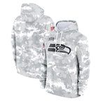 Kooe S.Seahawks Arctic Camo Limited Salute to Service Pullover Hoodies Game Blank Player Stitched Jerseys