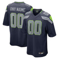 Kooe Custom S.Seahawks Home Game Stitched Jerseys