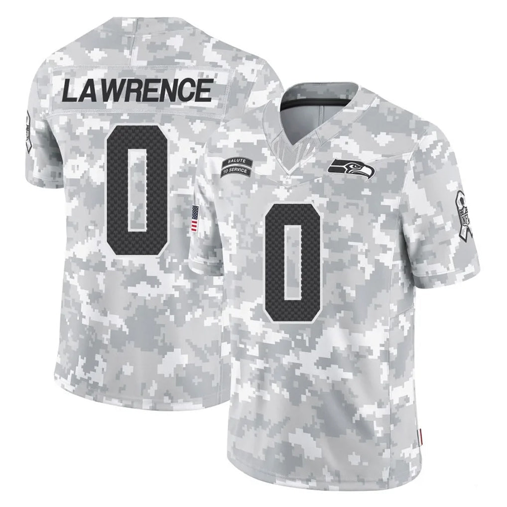 Kooe S.Seahawks #0 DeMarcus Lawrence Player Arctic Camo Limited Salute To Service Home Game Stitched Jerseys