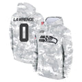 Kooe S.Seahawks #0 DeMarcus Lawrence Player Arctic Camo Limited Salute to Service Pullover Hoodies Game Stitched Jerseys