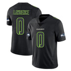 Kooe S.Seahawks #0 DeMarcus Lawrence Player Black Impact Limited Home Game Stitched Jerseys